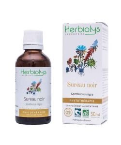 Extrait de plante fraîche - Sureau noir fleur BIO - Sambucus nigra BIO, 50 ml